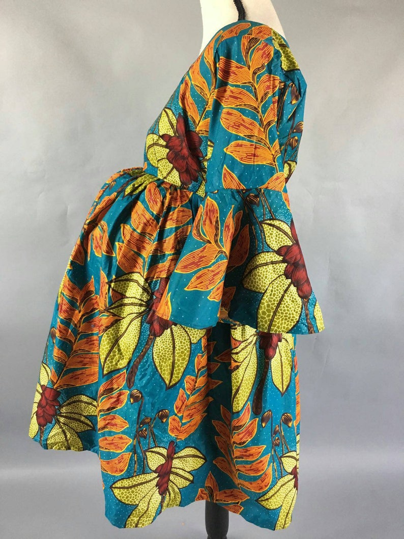 SALESAfrican print women ankara print dress print bell sleeve African dress African fashion