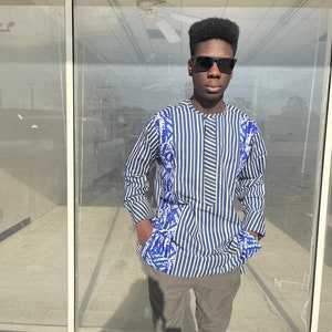 Men African clothing Danshiki African clothing for men long sleeve African attire African men top