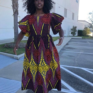 African dress for women ankara print dress maxi Dress dress Ankara African dress Afrcan clothing African fashion