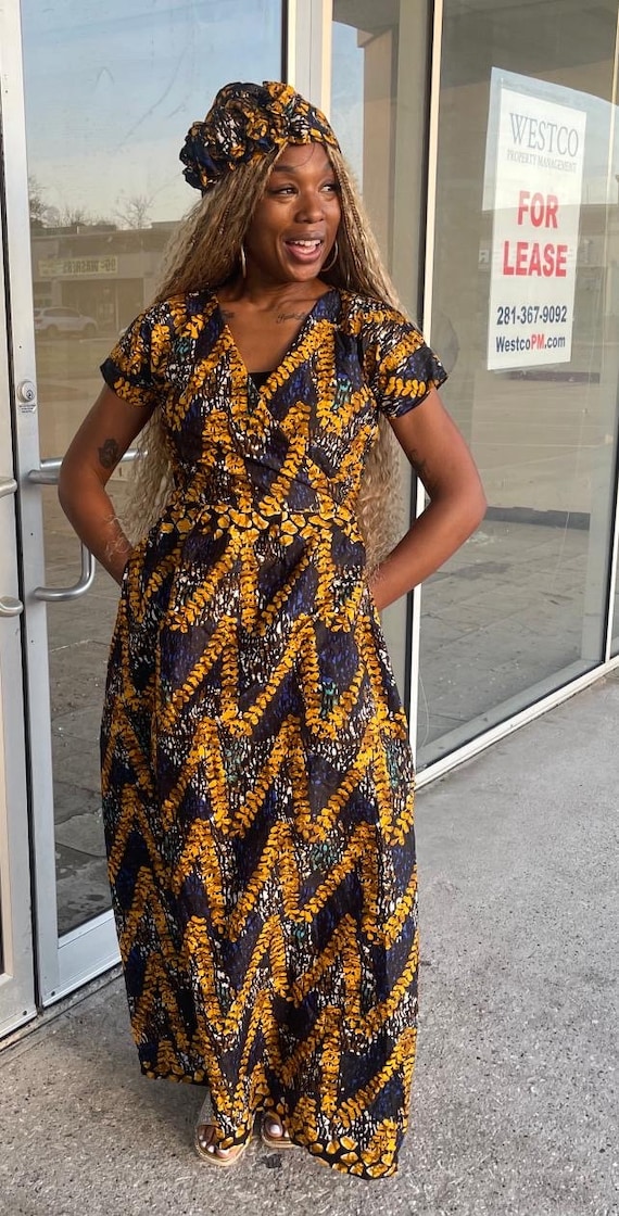 African Clothing for Women Ankara Kente Danshiki Plus Size Long Dress  African Attire African Dress - Etsy