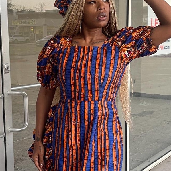 Vêtements africains pour femmes, imprimé ankara, robe longue ajustée, robe de soirée africaine Danshiki, tenue africaine d'Ankara.