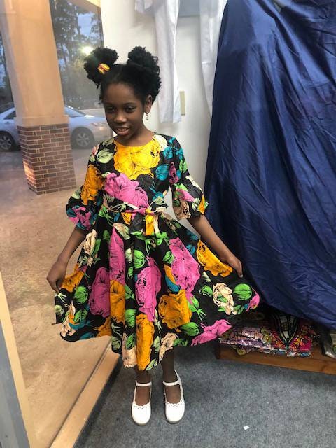 Afro ropa niños / niñas impresión vestido africano moda - Etsy México