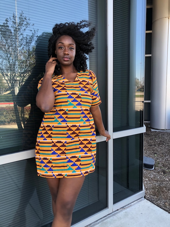 Kente short top dress styles