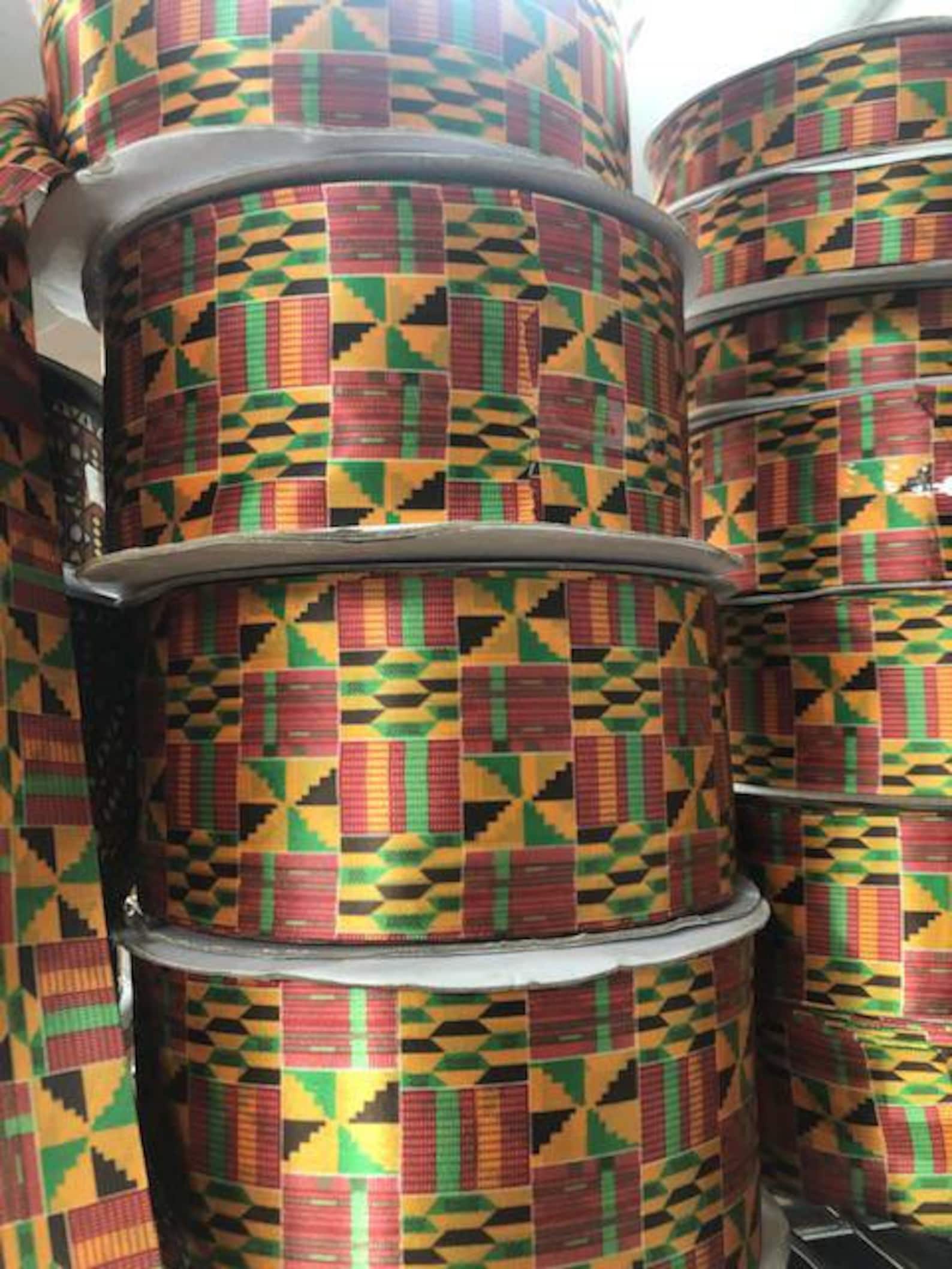 African Print Ribbon African Ankara Kente 3 Yards Ribbon Etsy