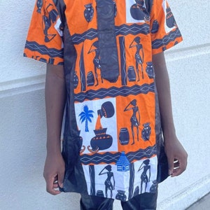 African clothing for men Ankara kente danshiki top shirt African men clothing African attire African print