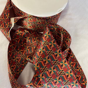 African print ribbon african Ankara kente 3 yards ribbon Ankara ribbon kente ribbon african clothing African print