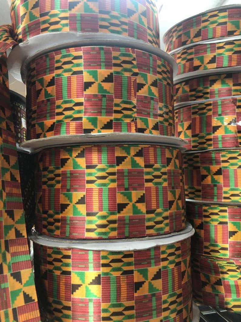 African Print Ribbon African Ankara Kente Ribbon Ankara Ribbon Kente ...