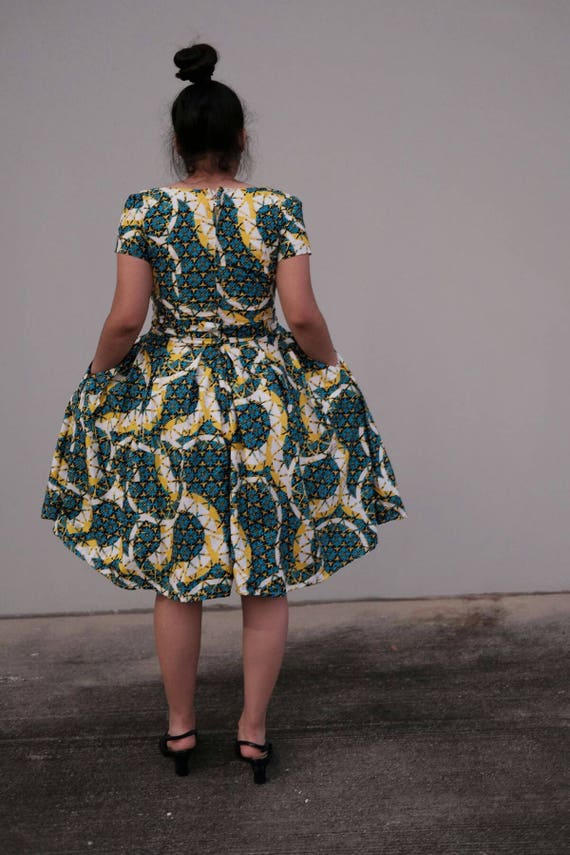 Ankara Evening Dress- SAFOA – La Mode Afrique