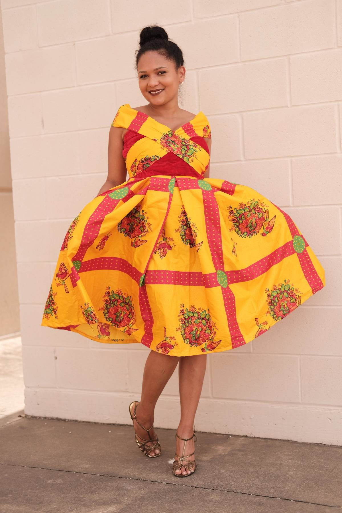 Ankara circular dresses deals