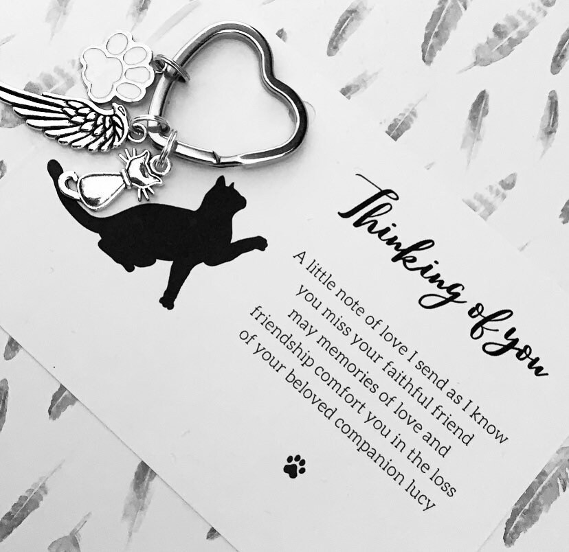 Personalised Pet Loss Gift Personalised Cat Memorial Etsy UK