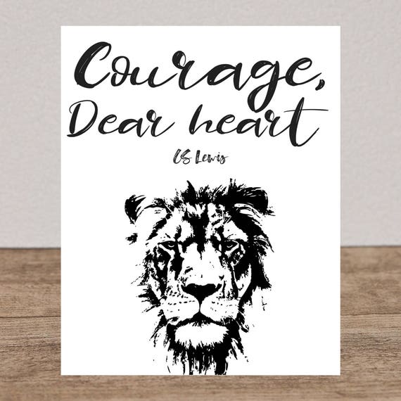 Courage Dear Heart Aslan PNG File Chronicles of (Download Now) 