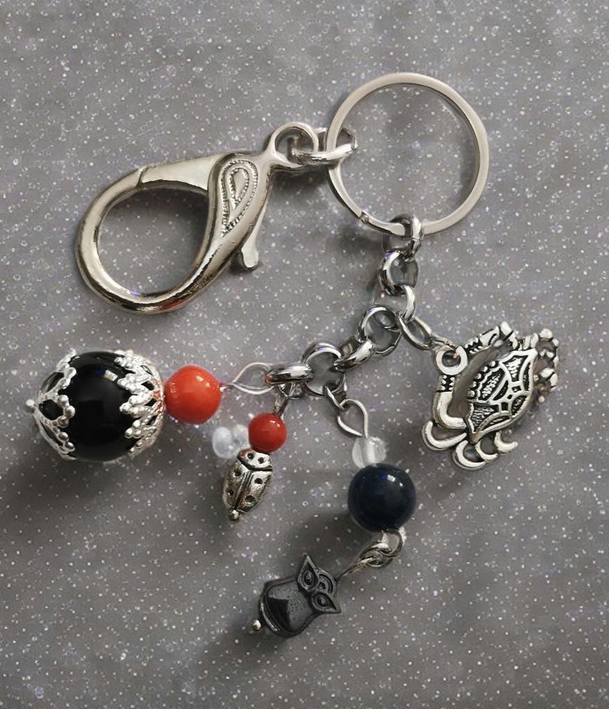 Portachiavi In Legno Inciso Con Segno Zodiacale Cancro - Regalo Personalizzato Uomo/Donna - Spruchreif - 3