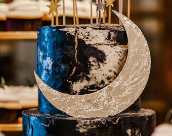 Laser Cut Decorative Plywood Moon Shape for Crafting