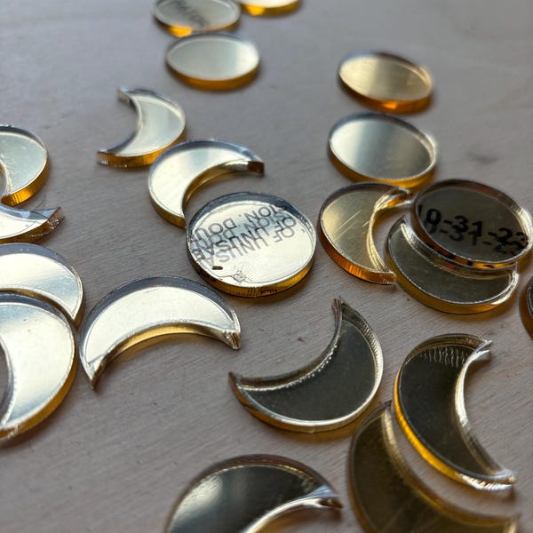 gouden spiegel maanvormen