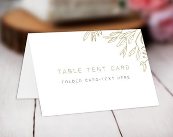 Buffet Card Template, Buffet Tent Cards, Food Card, Food Label, Dessert Table Cards, Shower Food Table Cards, Instant Download, W110
