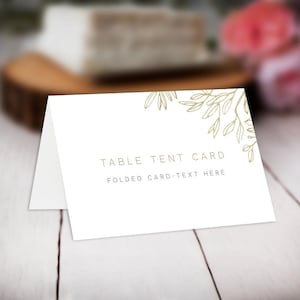 Buffet Card Template, Buffet Tent Cards, Food Card, Food Label, Dessert Table Cards, Shower Food Table Cards, Instant Download, W110