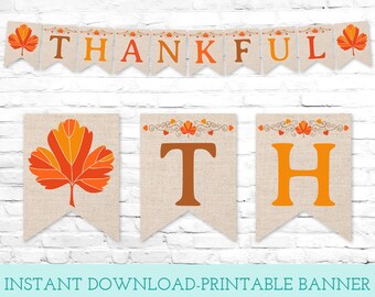 Fall Banner Printable Thanksgiving Bunting Fall Bunting Thankful Banner Thanksgiving Decorations Fall Decor Fall Printables Tgc01 Fall Banner Printable Thanksgiving Bunting Fall Bunting Thankful Banner Thanksgiving Decorations Fall Decor Fall Printables Tgc01