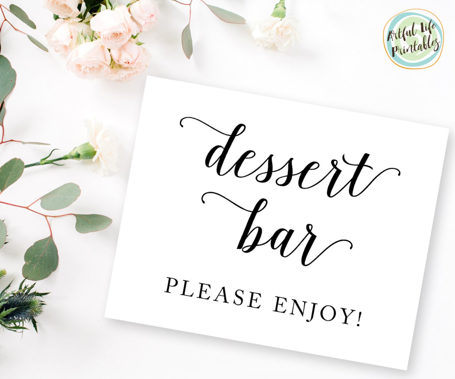 Dessert Bar Sign Dessert Bar Printable Dessert Bar Sign Etsy