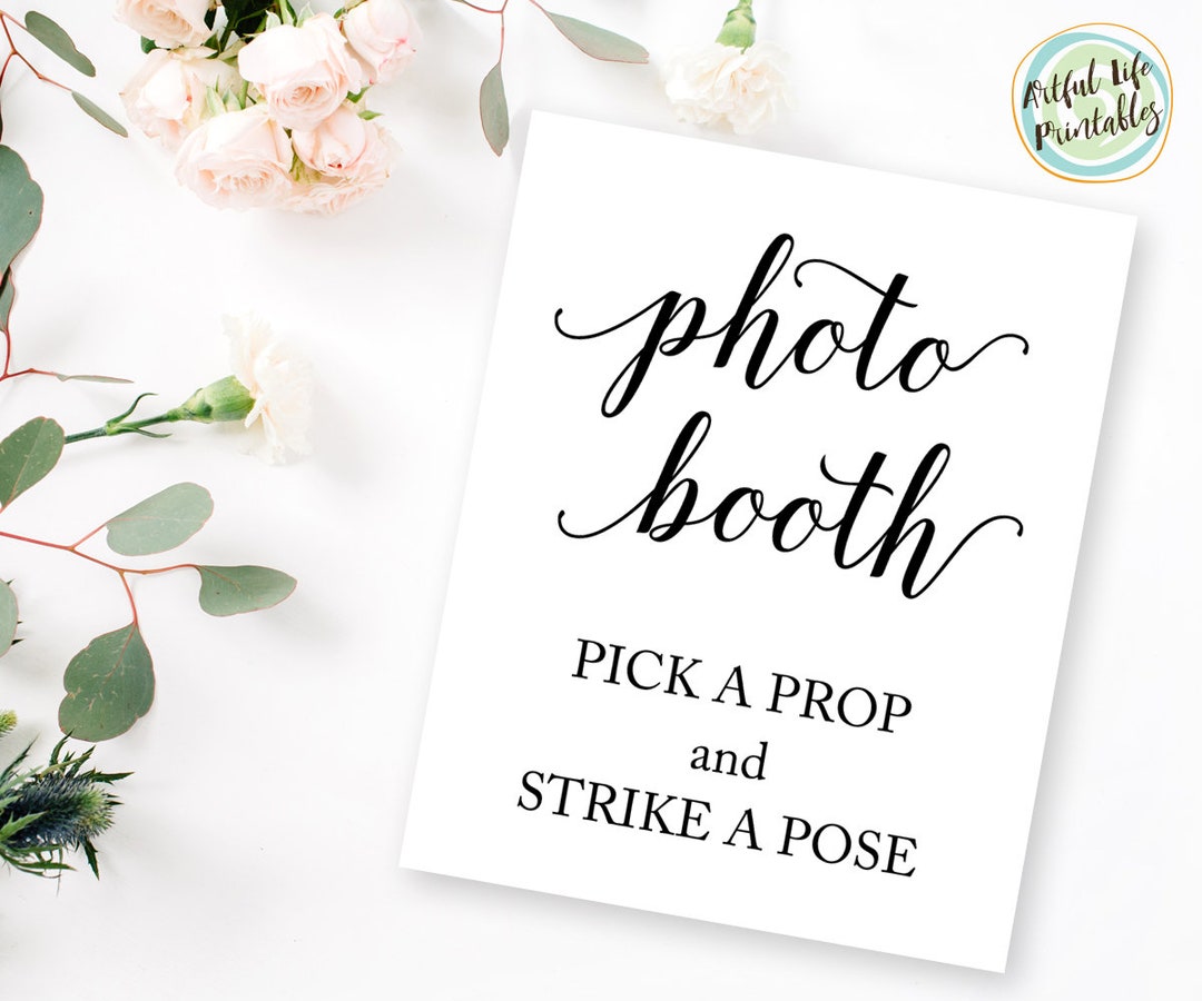 Photo Booth Sign, Photobooth Sign, Wedding Photobooth Sign, Photo Booth