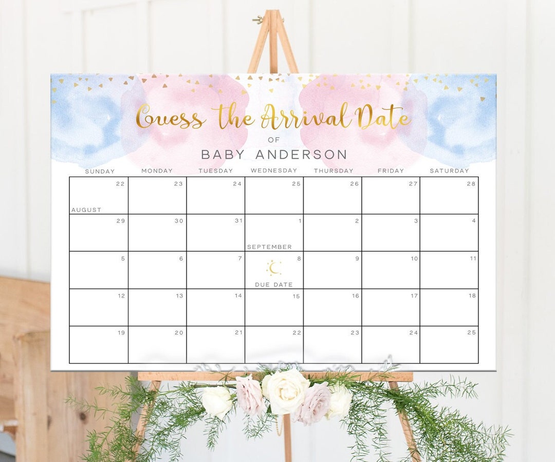 Baby Due Date Calendar, Guess Baby's Birthday, Baby Prediction Due