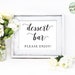 Dessert Bar Sign, Dessert Bar Printable, Dessert Bar Sign Printable ...