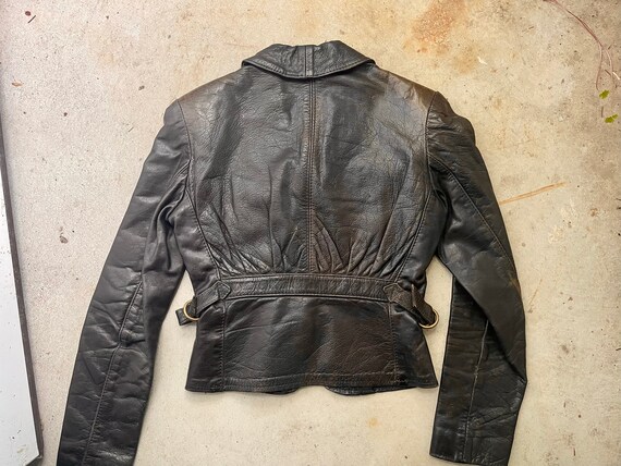 Vintage Leather Jacket Disco East West Musical Gandalf