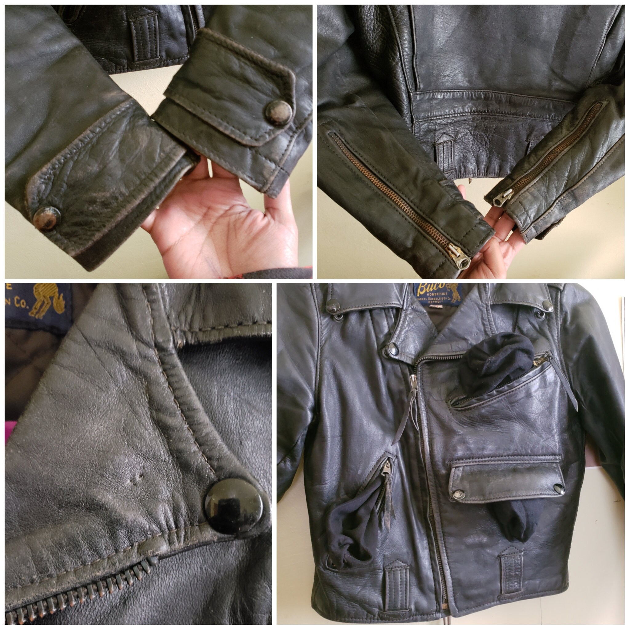 60s~70s Buco by M.K.S. レザージャケット スウェード 60s~70s Buco by