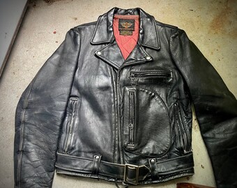 50s Vintage Harley Davidson Horsehide Cycle Champ Motorcycle