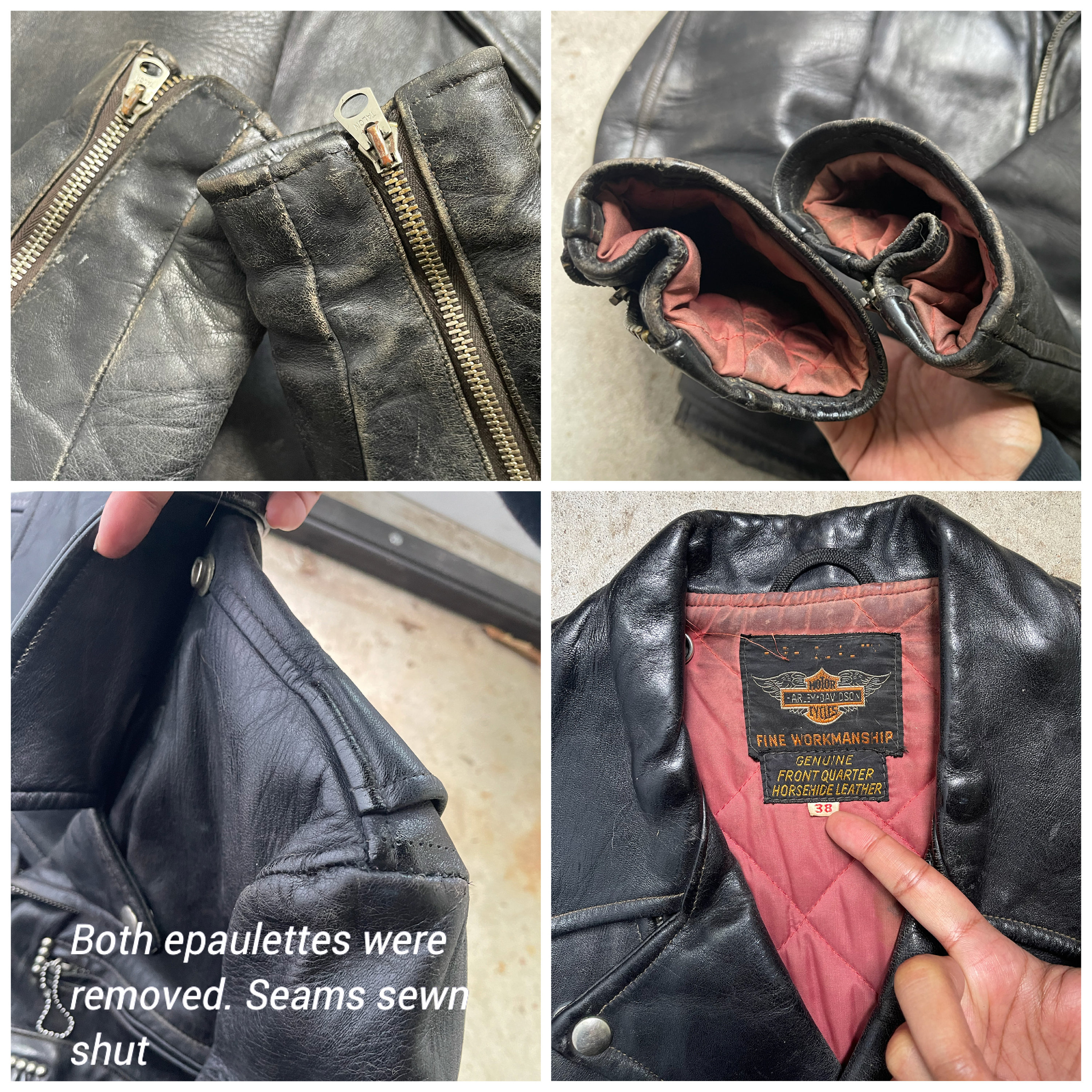 50s Vintage Harley Davidson Horsehide Cycle Champ Motorcycle