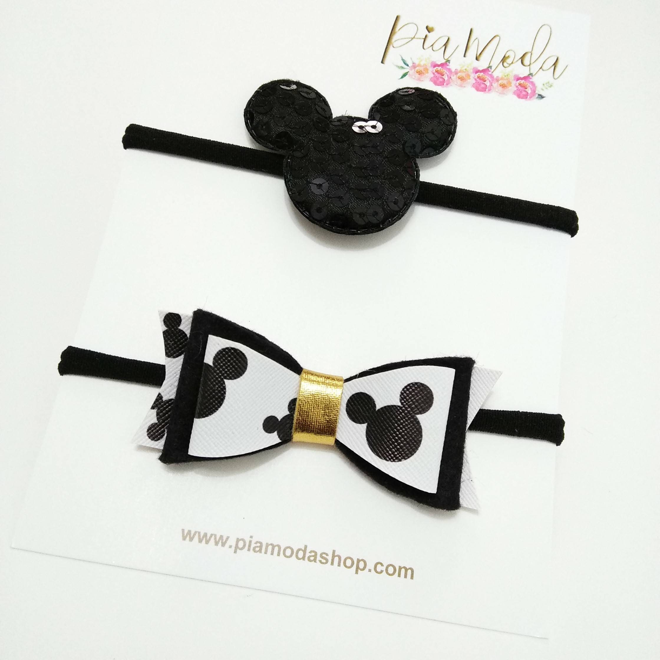 minnie mouse ears baby headband
