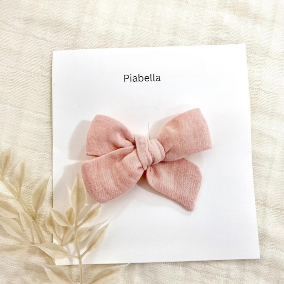 Solid Bow. Muslin Bow. Toddler Hair Bow. Earth tone baby headband. Neutral Bows. Trendy bow. Girl Bow. Boho Bow. Baby Bow. Dog Bow.