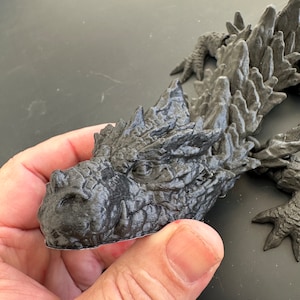 Rock Dragon - 3D Printed - flexible/articulated