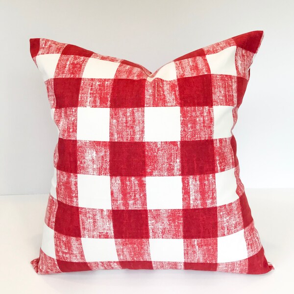 Red Pillow Etsy