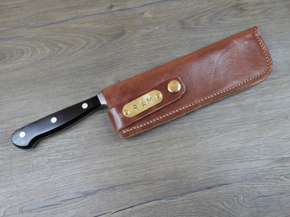 Nakiri Saya Leather Sheath Custom Fit Saya Case For Usuba Etsy