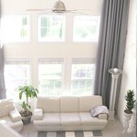 Extra Long Natural Linen Curtains Drapes Custom Made 10 12 Etsy