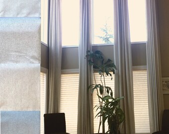 Extra Long Curtains Etsy