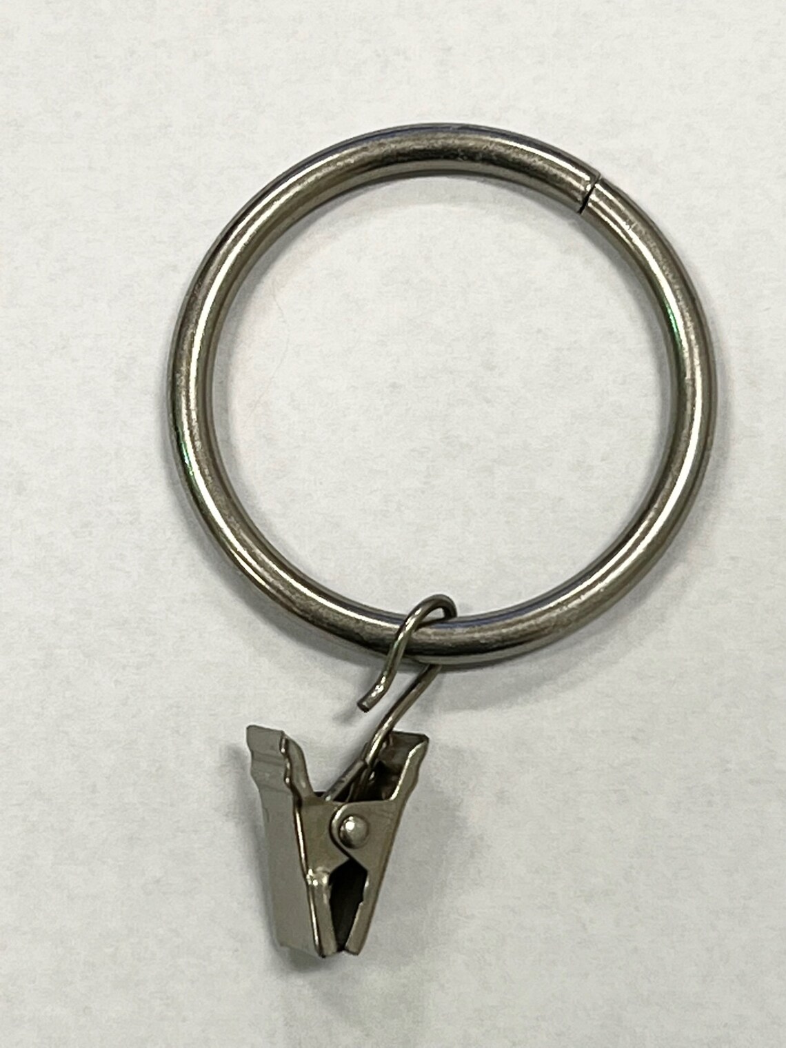 Extra Large Drapery Curtain Rings With Clips. Set of 10. Etsy