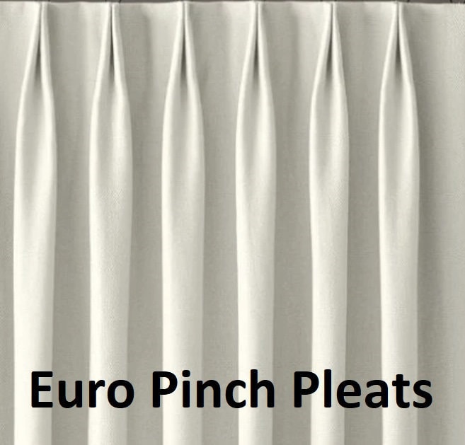 Add Pinch Pleats Top To Our Custom Made Curtains Euro Add Pinch Pleats Top To Our Custom Made, Pinch Pleated Curtains