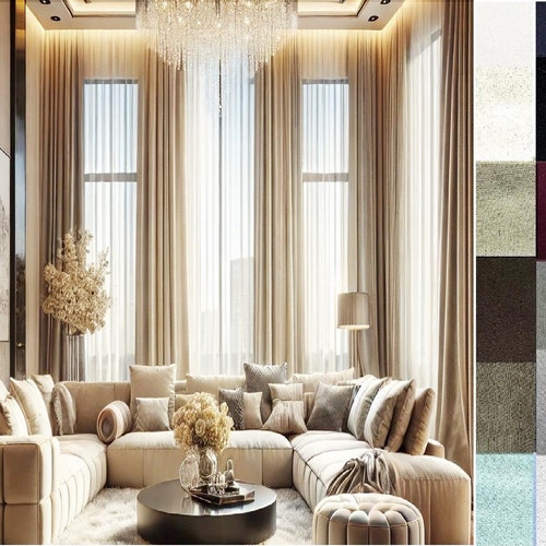 Extra Long Blackout Curtains For Tall Windows | 100" Wide X 156" Long - Thermal Insulated - View #14