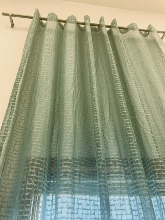 Plastic or metal grommets / eyelets top for custom made curtains. – Ikiriska