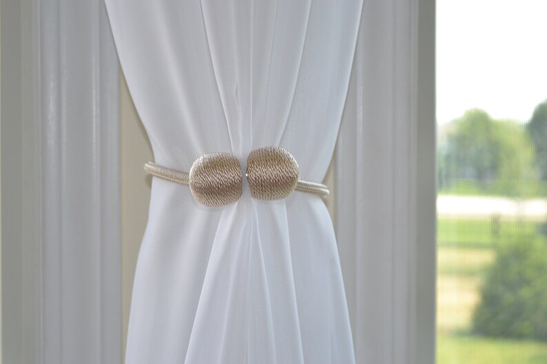 Curtain Tiebacksdrape Tie Backsdecorative Rope Etsy