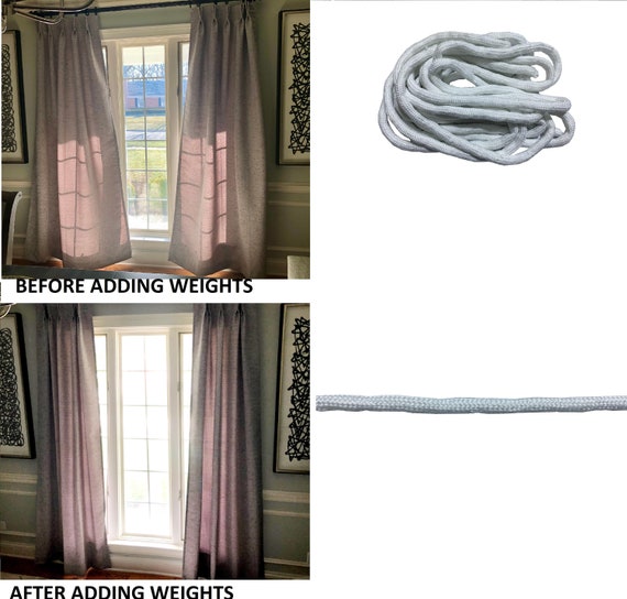 Add Weights to the Bottom of Curtains lead Free Sausage Bead Etsy