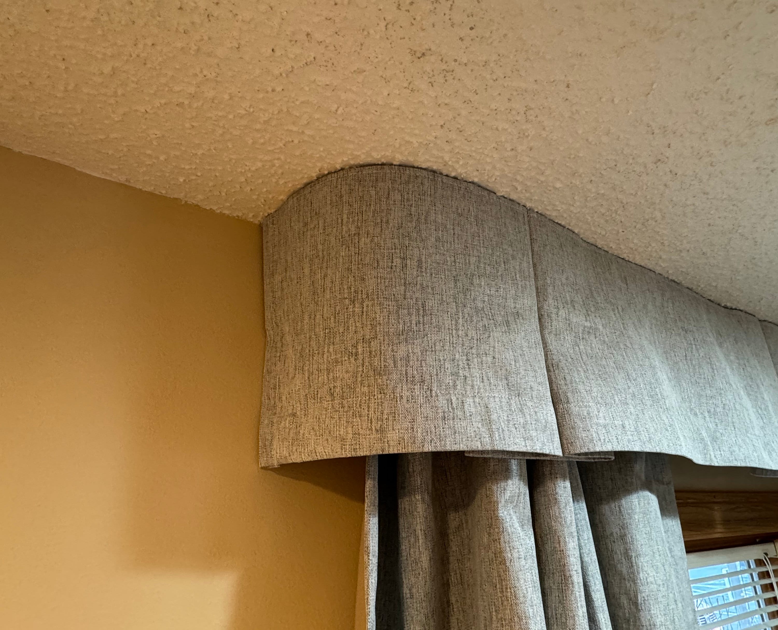 Total Blackout Cornice / Valance , Any Color, Any Fabric, Any Size ...