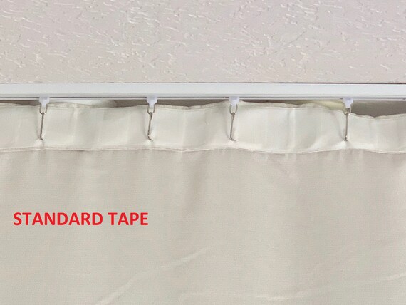 Add Curtain Tape With Hooks For Ceiling Track System Or Rods With Curtain Rings Tape Will Be Attached To The Curtain