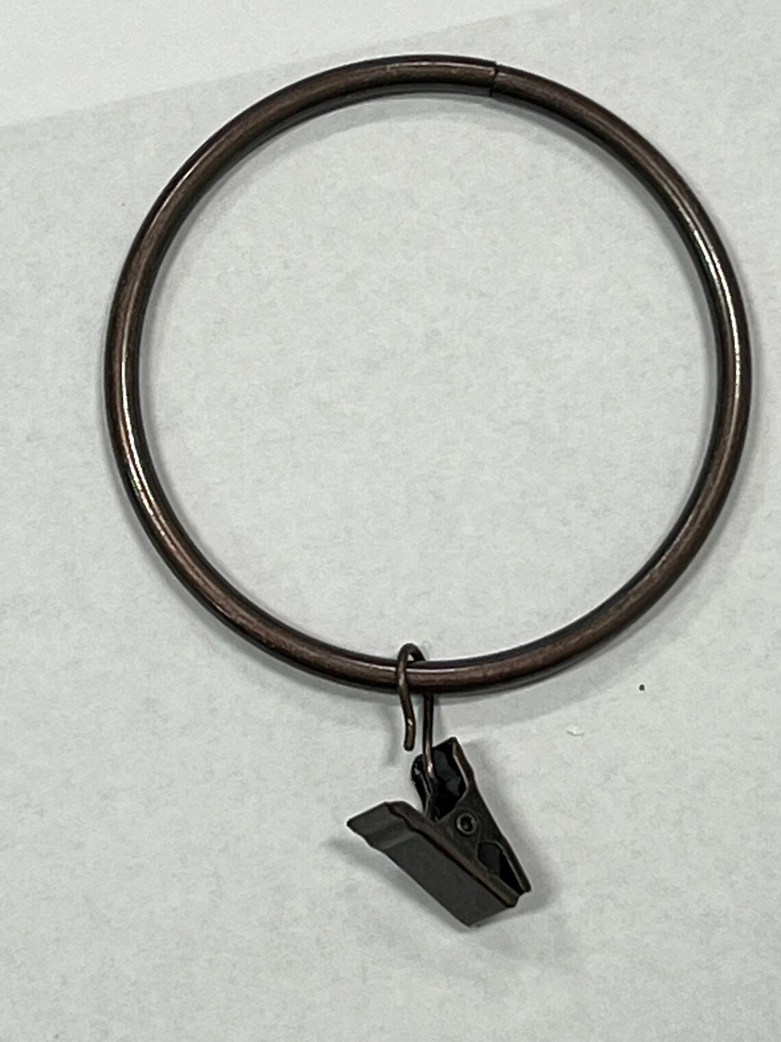 Extra Large Drapery Curtain Rings With Clips. Set of 10. Etsy