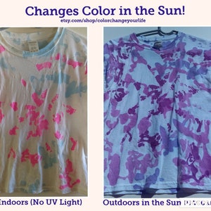 Hue Chromic® Solar Fabric Dye - Colorless to Purple