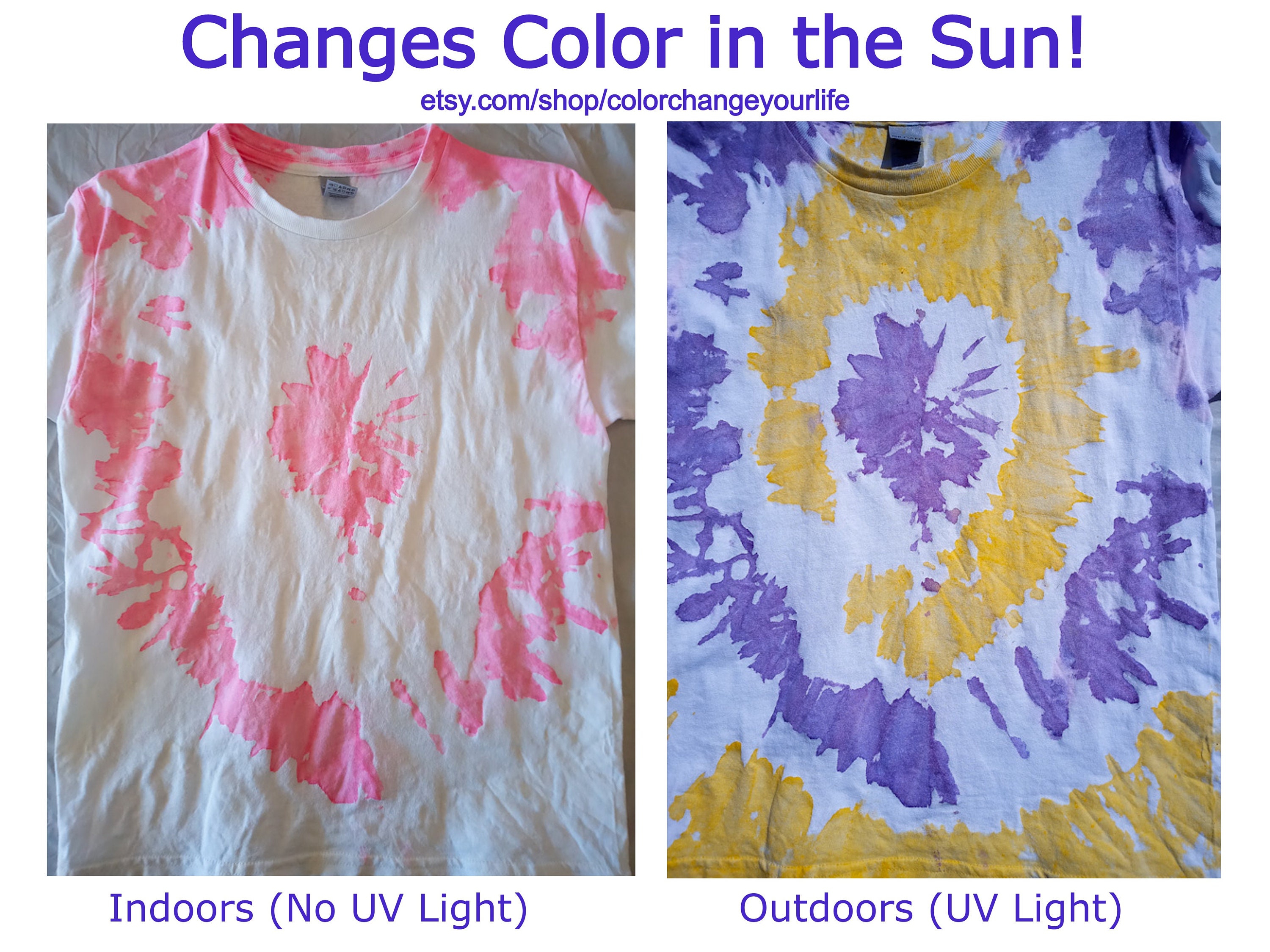 Hue Chromic® Solar Fabric Dye - Pink to Blue