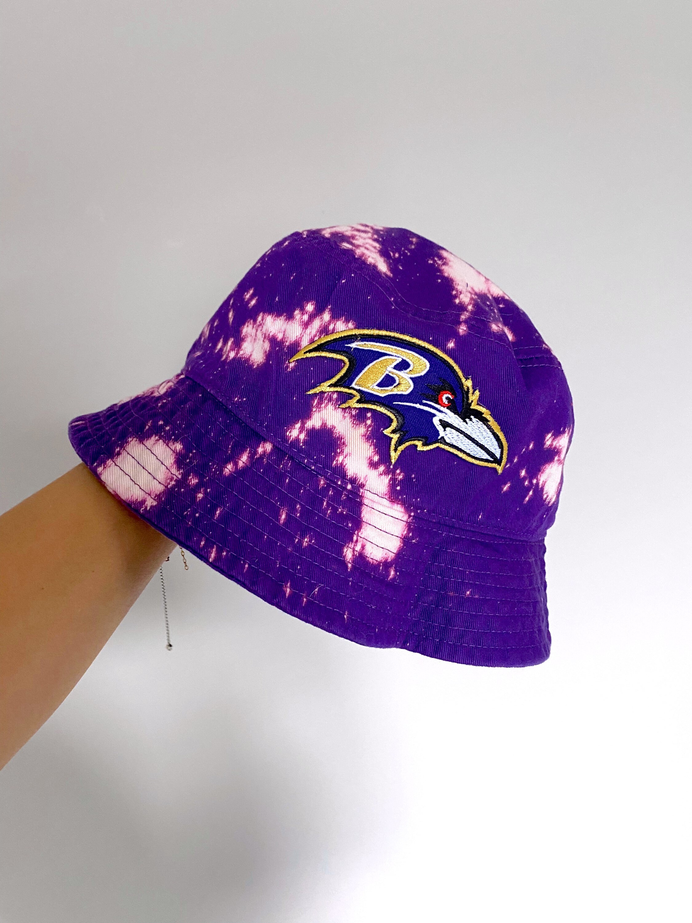 Baltimore Ravens Reverse Tie Dye Bucket 