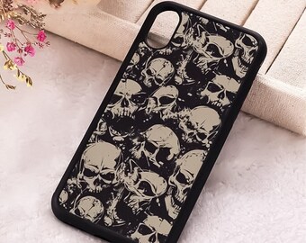 Dark Grunge Gothic Aesthetic Skull iPhone Case iPhone 15 14 13 12 11 Pro Max case iPhone 15 14 13 12 11 Pro case iPhone XS Max X XR SE Case