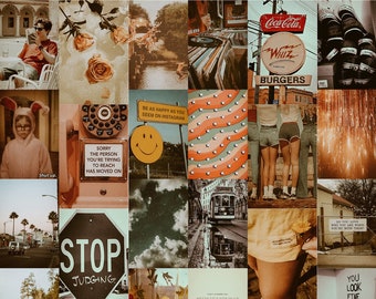 Digital And Printed Wall Collage Kit By Collageartboutique On Etsy See more ideas about aesthetic pictures, photo wall collage, retro aesthetic. wall collage kit by collageartboutique